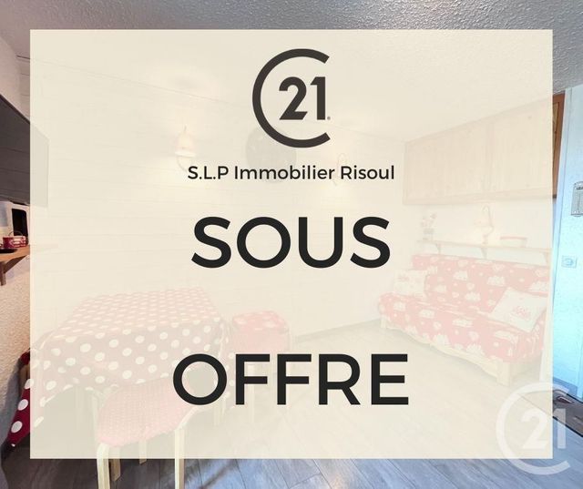 Studio Cabine à vendre - 1 pièce - 21.0 m2 - RISOUL - 05 - PROVENCE-ALPES-COTE-D-AZUR - Century 21 S.L.P. Immobilier